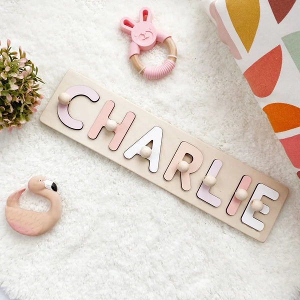 Personalized Wooden Name Puzzle — Long Board