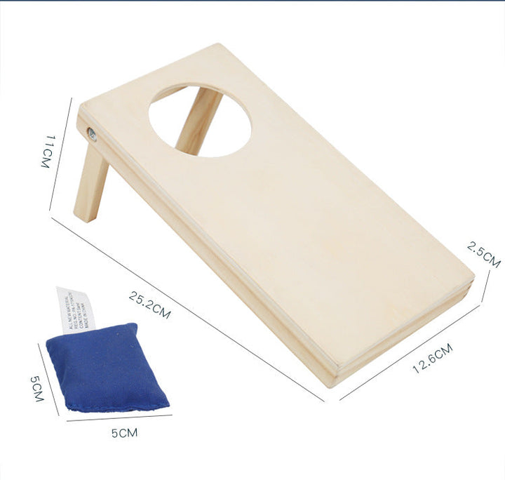 Mini Cornhole Game Set Kids Bean Bag Toss Game Indoor Outdoor Family F ...
