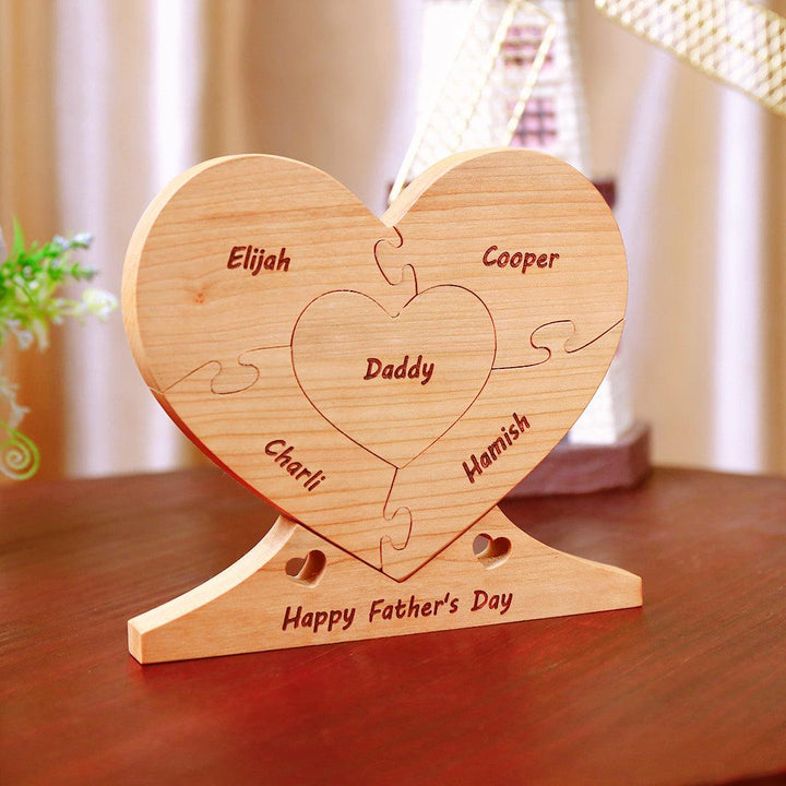 Personalized Wooden Name Puzzle - Customized Toy