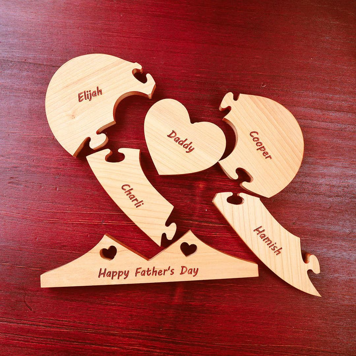 Personalized Wooden Name Puzzle - Customized Toy