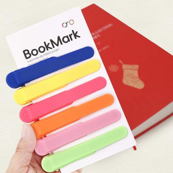 Automatic Silicone Bookmark - Smart Book Clip