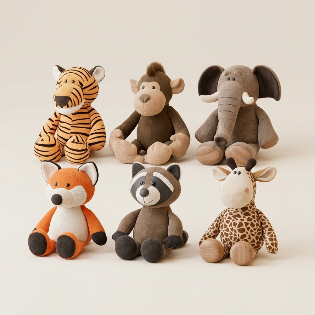 Stuffed Toy Collection Animal Plush Toy Collection for Kids Soft Stuffed Animal Toys Cute Cud ...